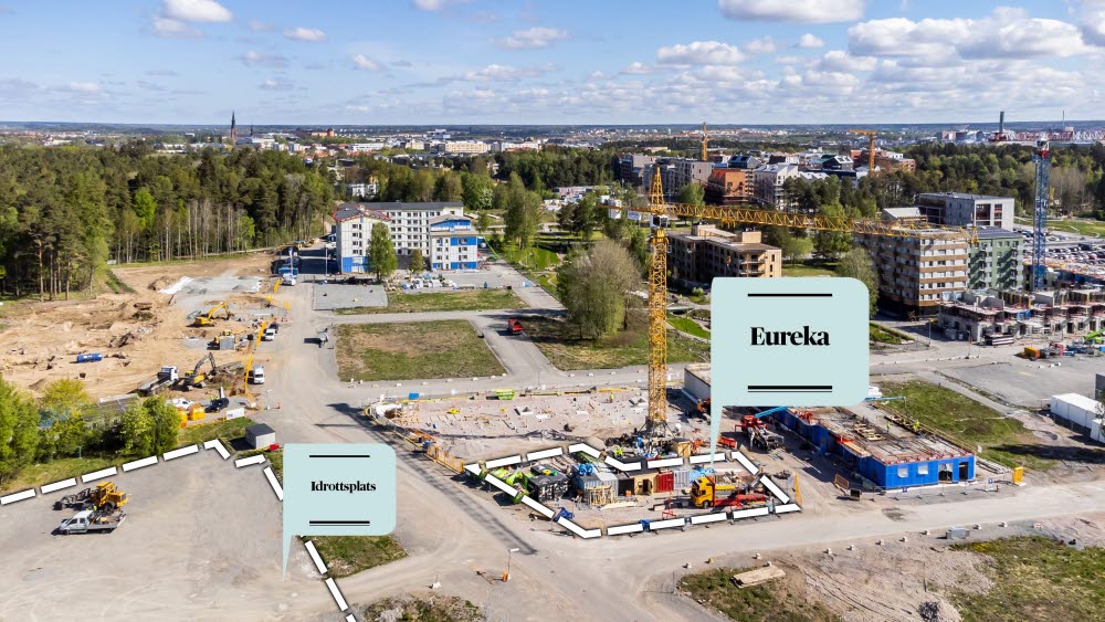 Eureka - Situationsplan rosendal - Serneke Bostad